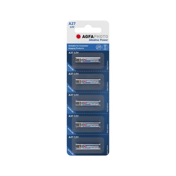 AgfaPhoto A27 LR27A batteri 5 stk/blister