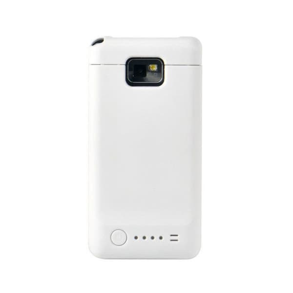 OUTLET 2200mAh Extern batteri för Samsung Galaxy SII i9100 QooPro, vit 30102