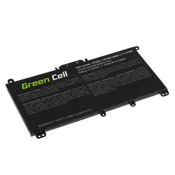 Batteri - Green Cell - HT03XL - 4400 mAh - Litiumjon - Kompatibel HP 250 G7 255 G7
