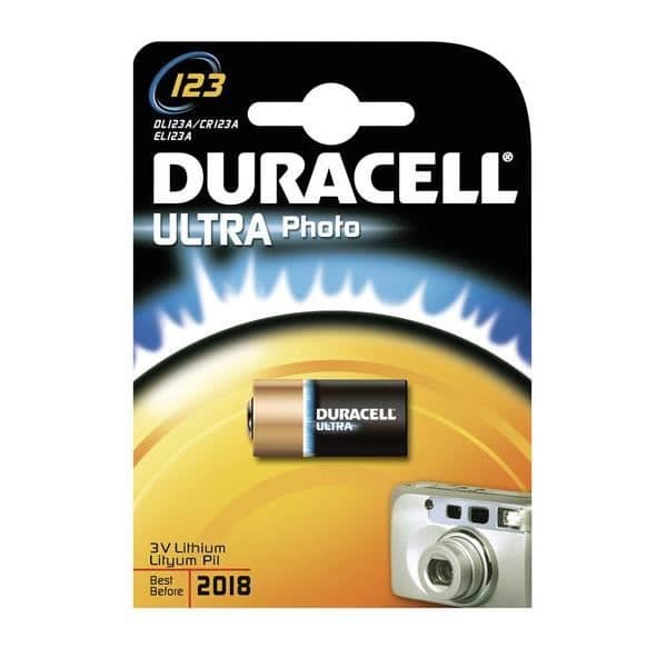 Duracell Batterier Duracell, 1 speciellt högeffekts litiumbatteri 123 3 Volt, CR17345