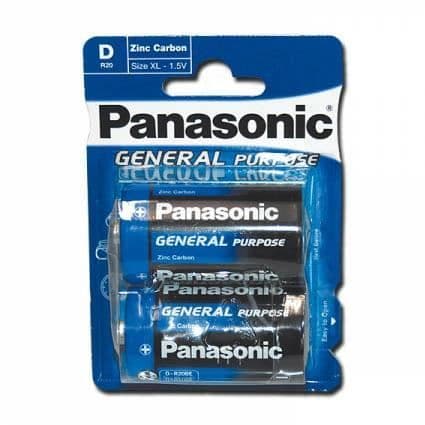 Panasonic R20 D Mono, blister med 2 st