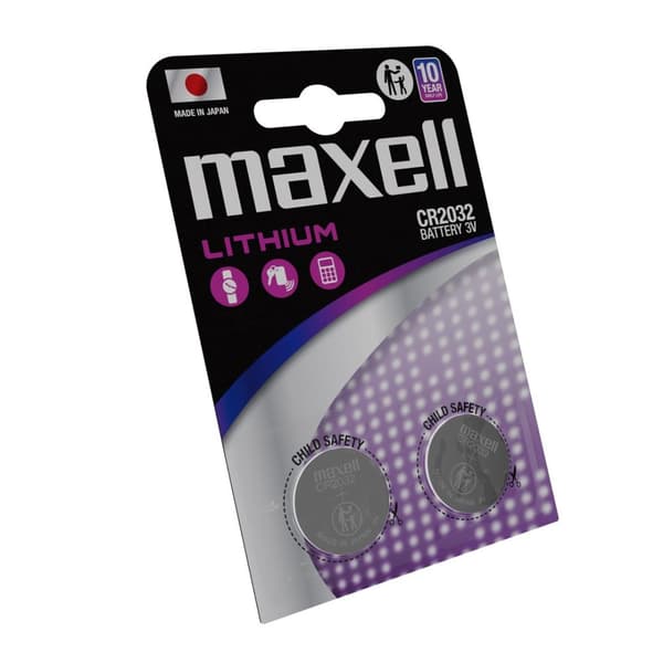 MAXELL CR2032 Batteri specialiseret 2 stk.