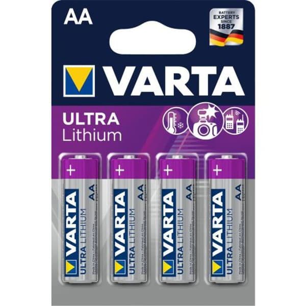 ULTRA LITHIUM 1,5V LR06 AA-batterier - VARTA - 6106301404