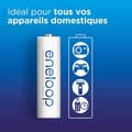 Miniatyrbild 3 av 3: Panasonic laddningsbart batteri ENELOOP AAA X4 UPPLDDNINGSBARA BATTERIER 800 MAH