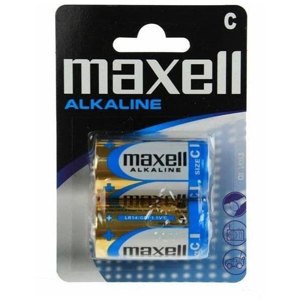 MAXELL Batteri LR14 x 2 - Alkaliskt