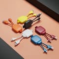 Miniatyrbild 5 av 5: Universal laddningskabel och externt batteri 3000 mAh Gamma Lite Orange