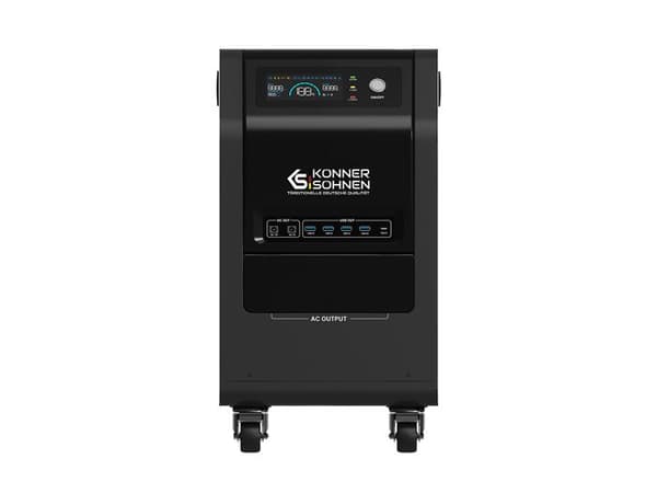 Bärbar energistation 3000 W Könner &amp; Söhnen KS 3000PS 120 Ah/3200 Wh