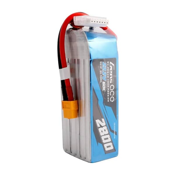 Lipo Gens ace 2800mAh 22,2V 60C 6S1P batteri med XT60 stik