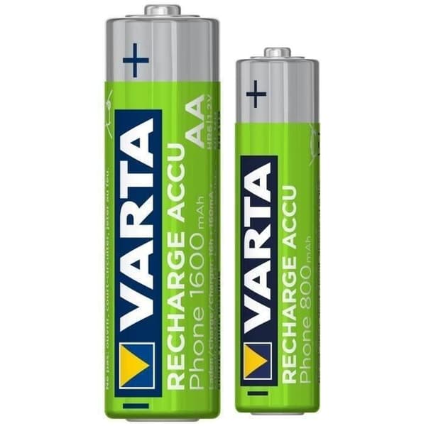 Telefonbatterier LR03 / AAA T398 800 mAh - Blister med 2
