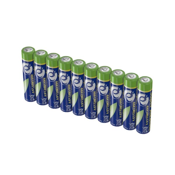 Alkaliparistot 1.5V AAA - 10-pakkaus korkean suorituskyvyn paristoja