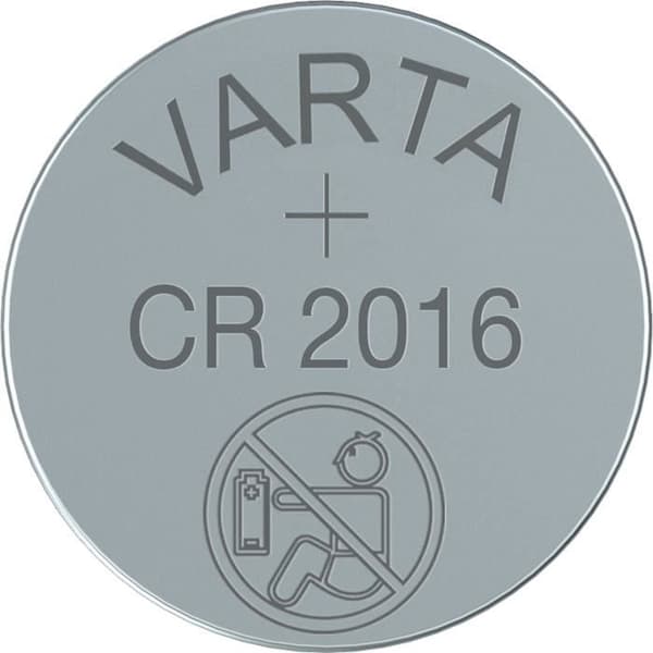 VARTA Paket med 2 st CR2016 3V litium elektroniska batterier