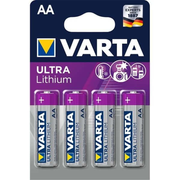 Ultra Lithium Mignon-batteri (AA) - 2 st