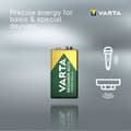 Miniatyrbild 4 av 5: Ni-MH batteri 1x9V - VARTA - 56722101401