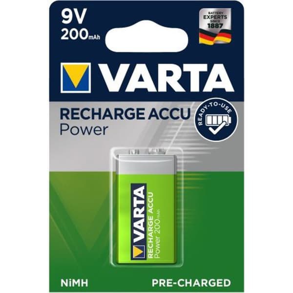 Ni-MH batteri 1x9V - VARTA - 56722101401