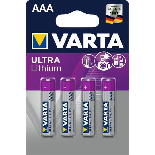 Ultra Lithium Micro (AAA) batteri - 2 st