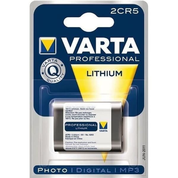 2CR5 VARTA litiumbatteri