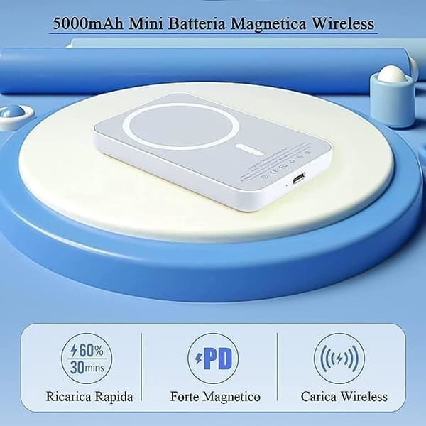 Batteri Extern 5000mAh Magnetisk Power Bank LEFUBABY
