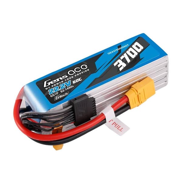 Akkumulator Lipo Gens Ace G-Tech 3700mAh 22,2V 60C 6S1P XT90