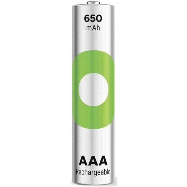 GP ReCyko Uppladdningsbart batteri LR3 (AAA) NiMH 650 mAh 1,2 V 2 st.