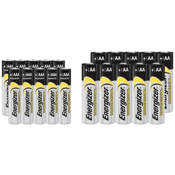 Industriella alkaliska mikrobatterier (AAA) - 10 st