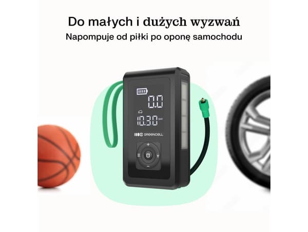 Green Cell CJSGC03 virtapankki Lithium-Ion (Li-Ion) 8000 mAh musta, vaaleanvihreä