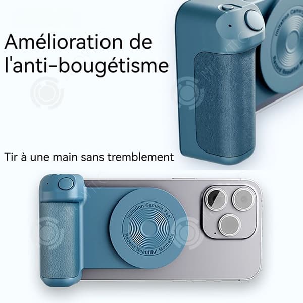 INN Tripodadapter 11,2x8,3cm 3300mAh bluetooth magnetisk tripodadapter objektivstabilisering trådlös laddning