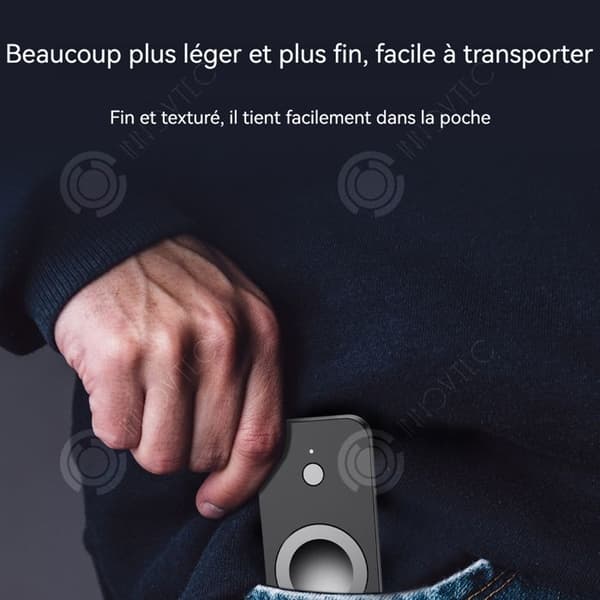 INN Mini magnetisk klockladdare 1000mah med nyckelring smartklocka bärbar laddare klocka power bank för 4/5/6/7/8/9/10