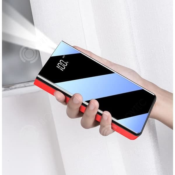 Superstor kapacitet mobil powerbank 30000 mAh powerbank digital display snabbladdande powerbank
