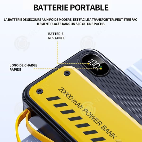 INN Powerbank 20000mah 22,5w powerbank powerbank snabbladdning snabbladdning bärbart batteri externt batteri ja