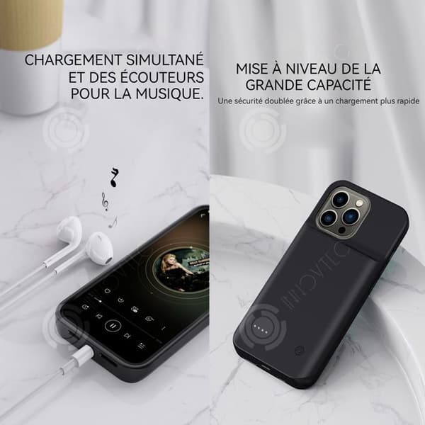 INN 5000mah externt batteri för iph16 pro max mobiltelefon baksida klämma batteri digital display strömförsörjning