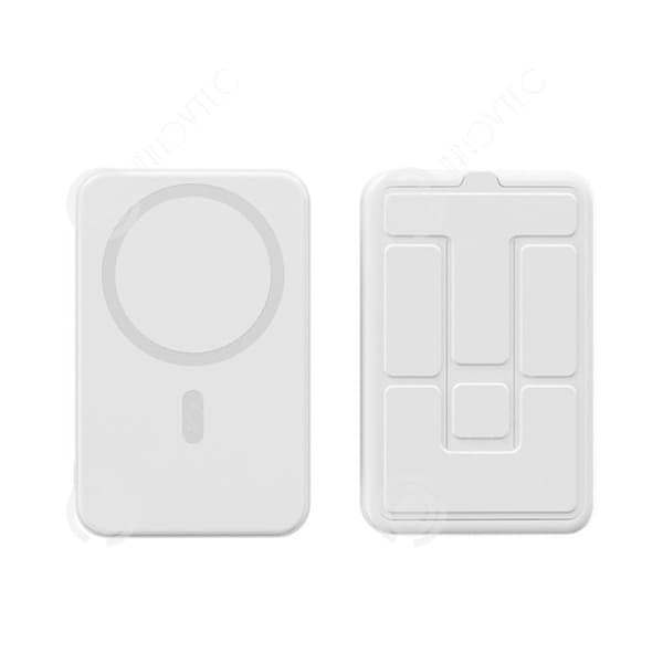 INN magnetiskt externt batteri 10000mah 4 portar 22,5w snabbladdning LED-skärm Foldbar bärbar laddare Power Bank för telefon