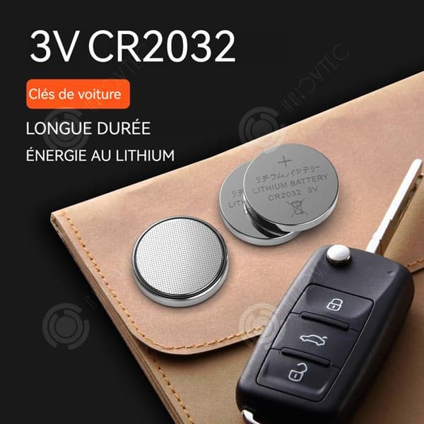 INN Knappbatterier 10 st 200 mAh CR2032 3V platt rund hög prestanda för fjärrkontroll grind nyckelring våg batteri CR2032 bo