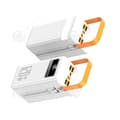 Miniatyrbild 1 av 4: INN Externt batteri 60000mah PD 40w led display och ficklampa powerbank för telefon med 4 usb-utgångar och 3 ingångar