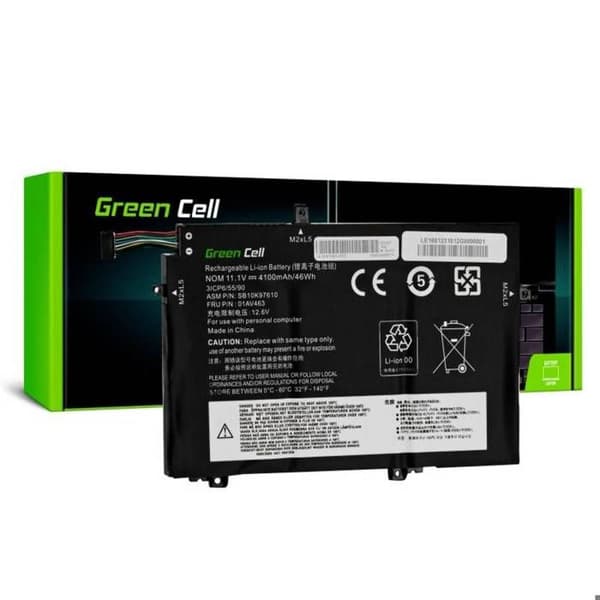Grön Cell Laptopbatteri GC-LE168 10,8 V 4100 mAh Lenovo