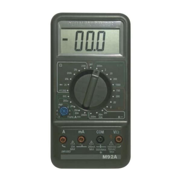 Emos M92A, 85 mm, 32 mm, 165 mm, batteri-batteri