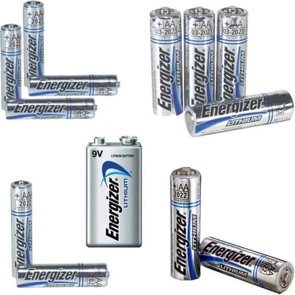 9V litiumblockbatteri - 1 st