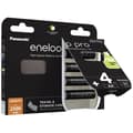 Miniatyrbild 3 av 3: Uppladdningsbart batteri LR6 (AA) NiMH Panasonic eneloop pro HR06 + Box 2500 mAh 1,2 V 4 st.