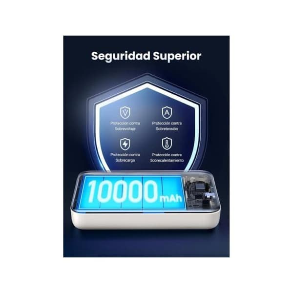 Magnetiskt externt batteri - UGREEN - Nexode - 10000mAh - 20W snabbladdning - Kompatibel iPhone 12-16