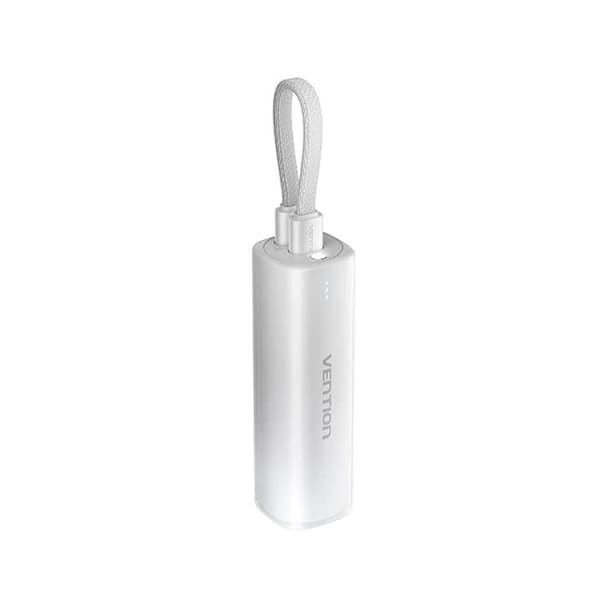 Snabb laddningskabel för extern batteri, Typ-C, Lightning, 5000mAh - Vention (FHWM0) - Grå