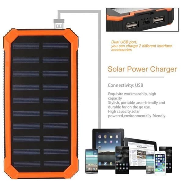 TD® Externt batteri bärbar enhet telefon surfplattor PC 10000 mAh stötsäker dammsäker multiport USB-laddning