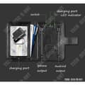 Miniatyrbild 2 av 4: TD® Bärbar batteriplånbok bärbar plånbokskorthållare android iphone 2 powerbankadapter nomad smartphone