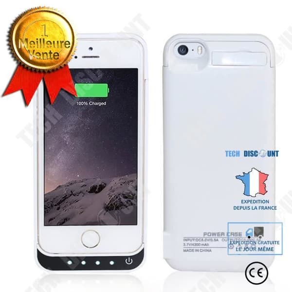 TD® 4200mah mobil ström Lämplig för iphone5/5s/5c Back clip batteri