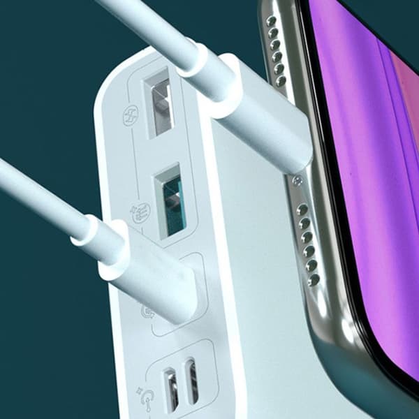 TD® Mobile Power 20000 mAh LCD-skärm Två USB-utgångar