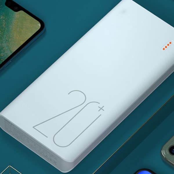 TD® Mobile Power 20000 mAh LCD-skärm Två USB-utgångar
