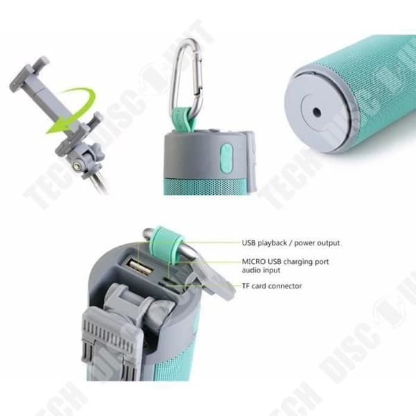TD® Multifunktionell Stick Extern Laddare Power Bank Selfie-telefonhållare