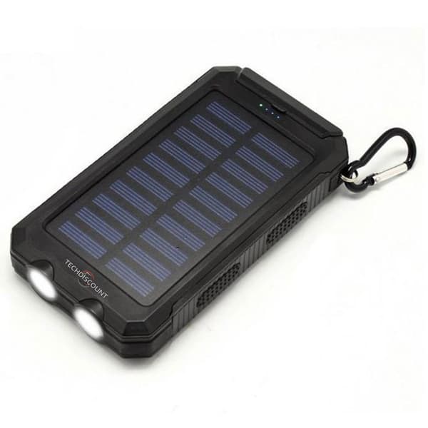 20000mAh Solarbatteri Extern Svart-50st