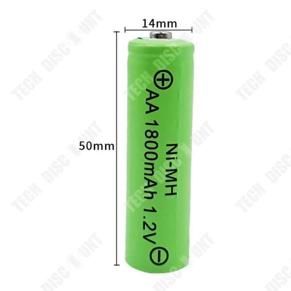 TD® 1 Uppladdningsbart batteri 1,2V Mikrofon Mikromus Leksaker Elbil Fjärrkontroll Uppladdningsbart batteri för bil