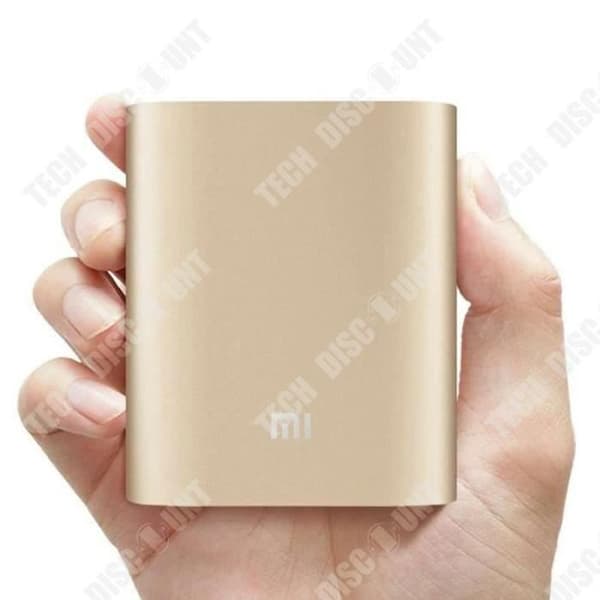 TD® Ultratunn Mobile Power Bank Snabbladdningsversion 10000mAh LED-strömindikator i aluminiumlegering