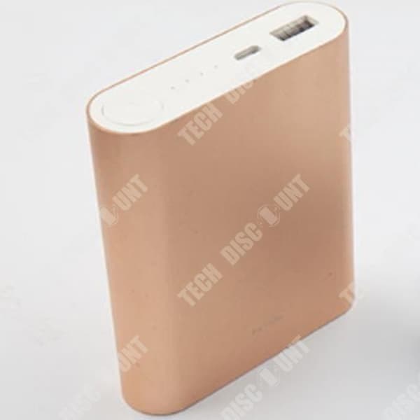 TD® Ultratunn Mobile Power Bank Snabbladdningsversion 10000mAh LED-strömindikator i aluminiumlegering
