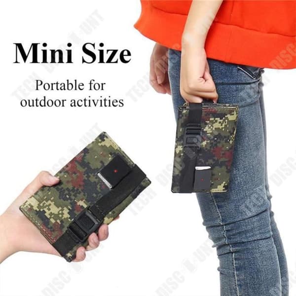 TD® Solar Laddare Laddare 8W 5V USB Mobiltelefon Utomhus Bärbar 20W Snabböppning Snabb mottagning Solar Folding Bag